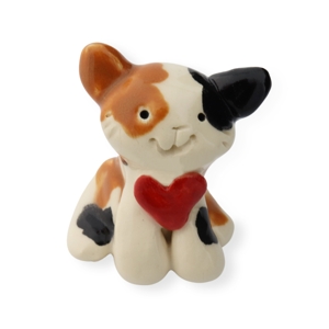 Love Kitty Calico Miniature Figurine