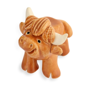 Highland Cow Miniature Figurine