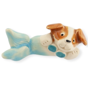 Mermaid Dog Miniature Figurine