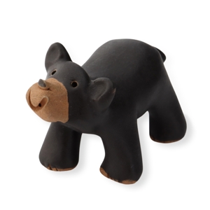 Black Bear Miniature Figurine